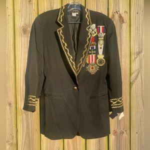 Vintage beaded nautical blazer